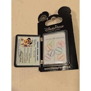 Disney Passport Pin Captain Mickey Mouse 2009 Hinge Pin New